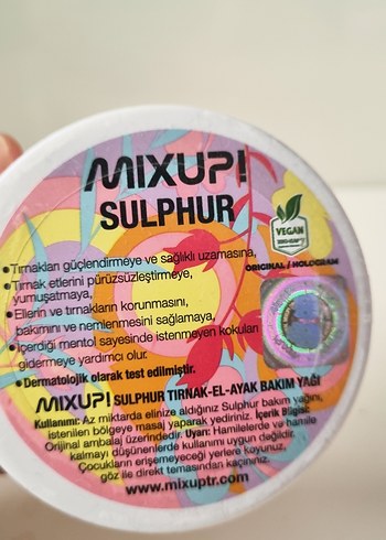 Mixup! Sülfürlü tırnak bakım yağı - Görsel 4