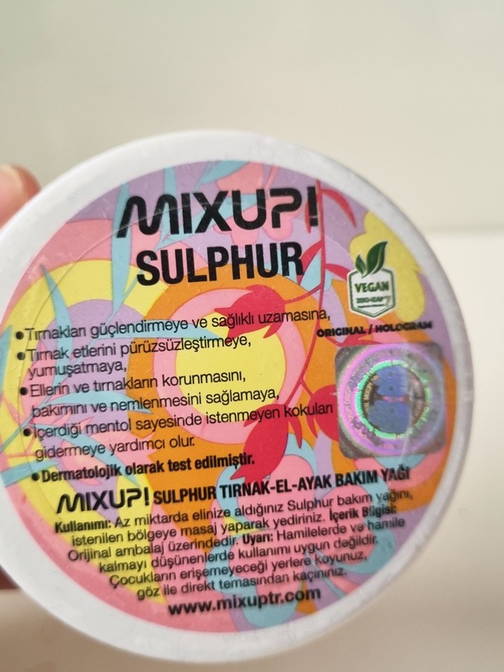 Mixup! Sülfürlü tırnak bakım yağı - Görsel 4