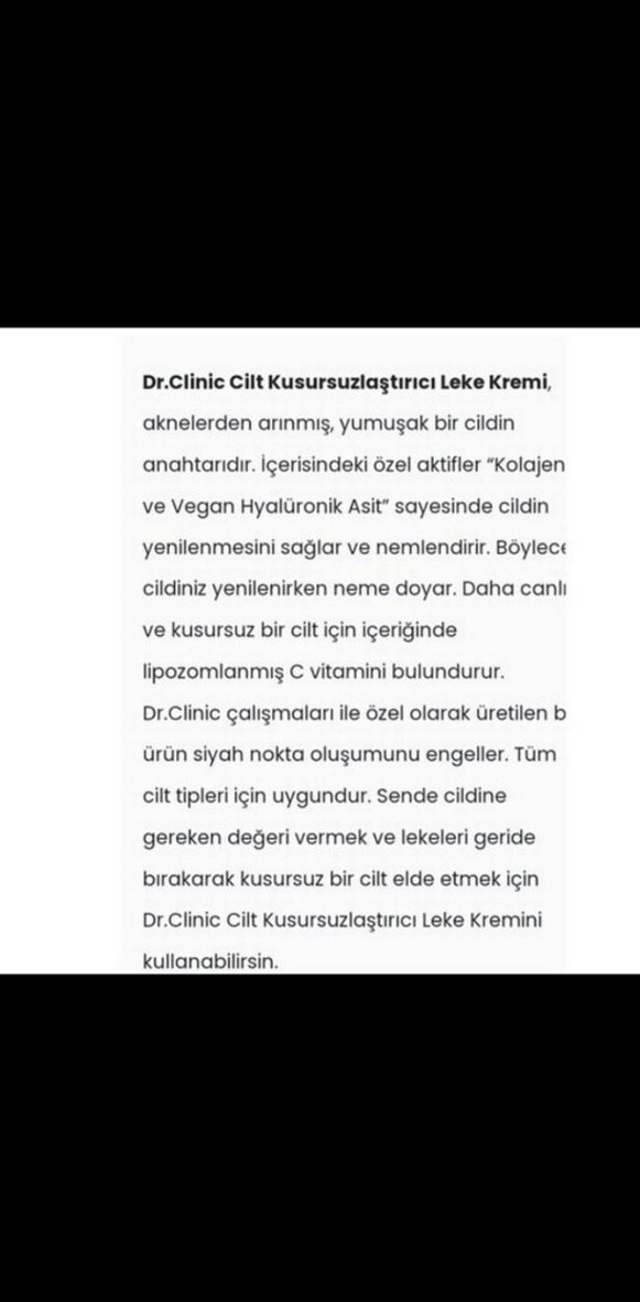 Dr. Clinic Leke Kremi 30 ml - Görsel 2