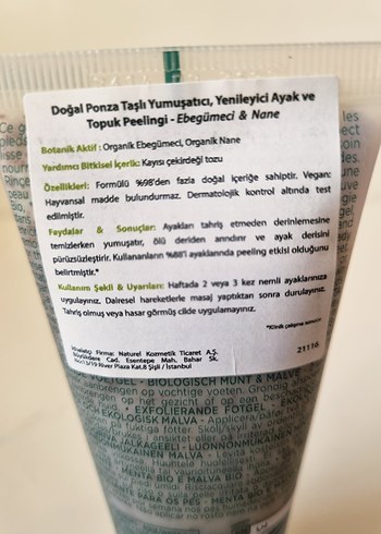 Yves Rocher Organik Ayak Peeling Jeli 75 ml - Görsel 6