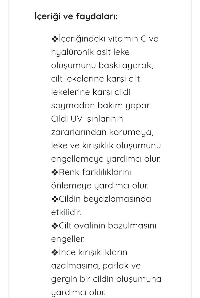 Dr. Clinic Vitamin C Yüz Gündüz Kremi - Görsel 2