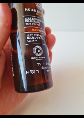 Yves Rocher Botanik Besleyici Vücut Yağı 100 ml - Görsel 6