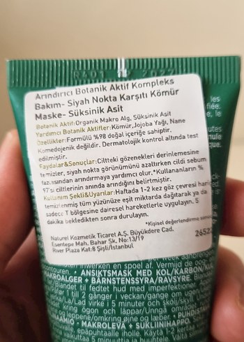 Yves Rocher Kömür Maskesi - Karma ve Yağlı Ciltler - Görsel 5