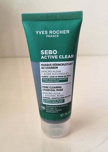 Yves Rocher Kömür Maskesi - Karma ve Yağlı Ciltler - Görsel 4