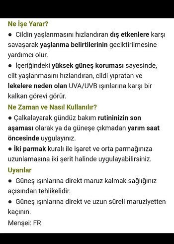 Yves Rocher Elixir Botanique SPF 50 Yüz Güneş Kremi - Görsel 4