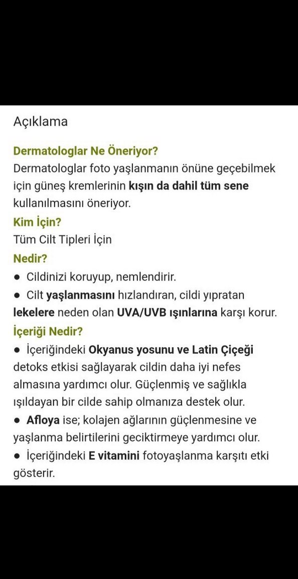 Elixir Botanique SPF 50+ Yüz Güneş Kremi 30 ml - Görsel 3