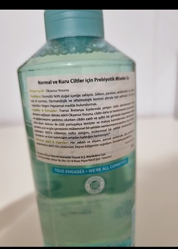 Doğal İçerikli Yüz Temizleme Suyu 400 ml - Görsel 4