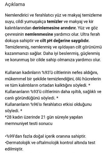 Doğal İçerikli Yüz Temizleme Suyu 400 ml - Görsel 2