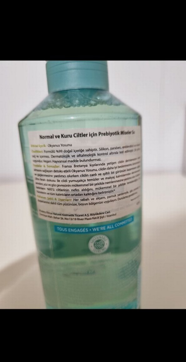 Doğal İçerikli Yüz Temizleme Suyu 400 ml - Görsel 4