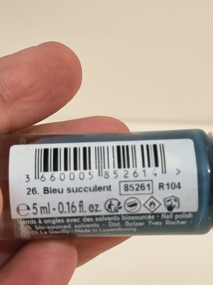 yves Rocher mavi  Oje - Go Green - Görsel 4