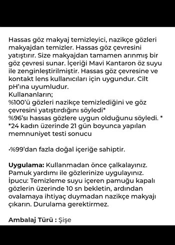 Yves Rocher Vegan Göz Makyaj Temizleyici 100 ml - Görsel 3