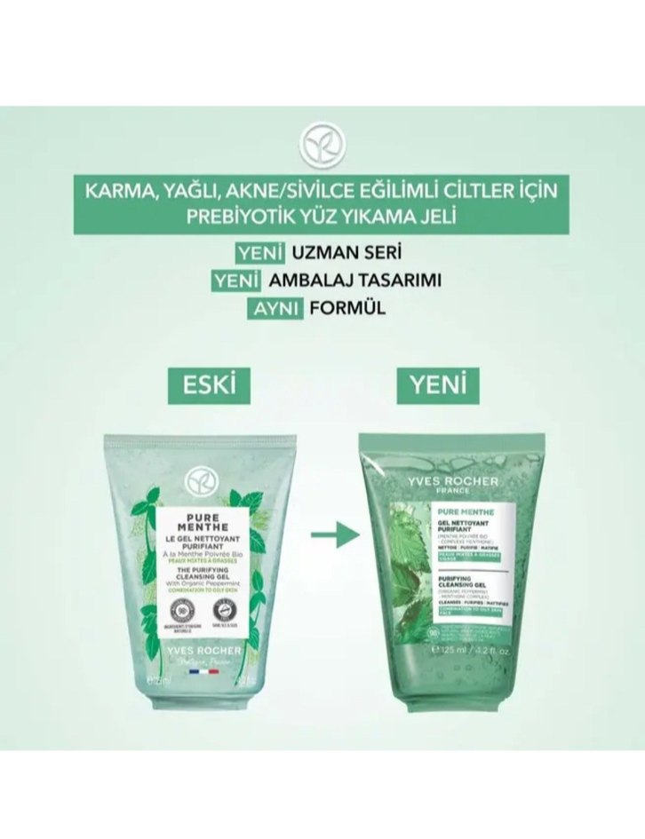 Yves Rocher Arındırıcı Yüz Temizleme Jeli 125 ml - Görsel 3