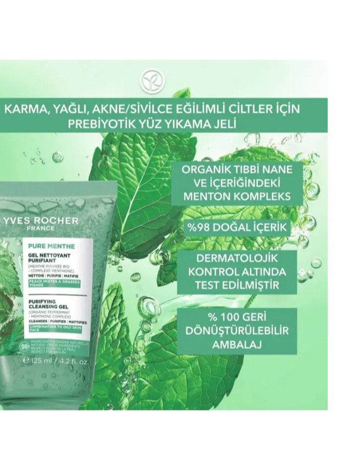 Yves Rocher Arındırıcı Yüz Temizleme Jeli 125 ml - Görsel 4