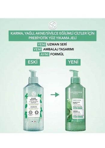 Yves Rocher Karma ve Akneye Eğilimli Cilt Jel Temizleyici 390 ml - Görsel 2