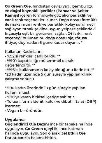 yves Rocher Parlak bronz simli  Oje - Go Green - Görsel 5