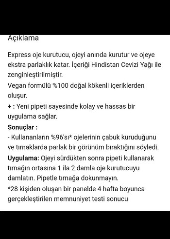 YVESROCHER Hızlı Kuruyan Oje kurutucu - Görsel 2