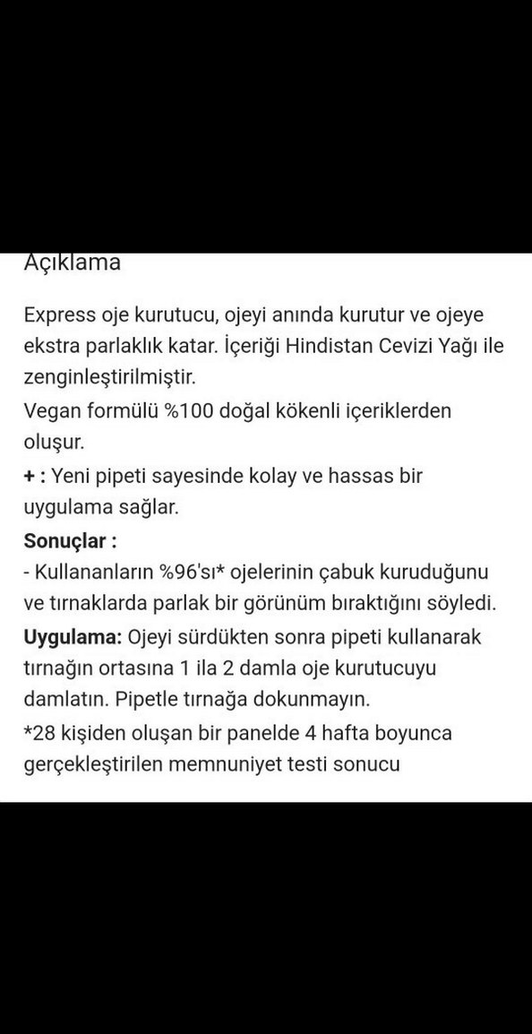 YVESROCHER Hızlı Kuruyan Oje kurutucu - Görsel 2