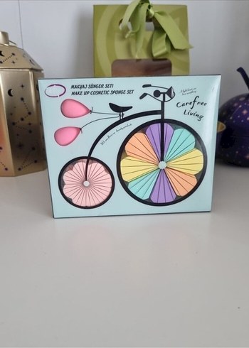 Pastel Renkli Makyaj Sünger Seti - Görsel 2