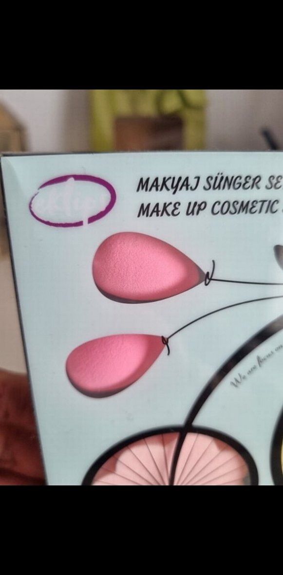 Pastel Renkli Makyaj Sünger Seti - Görsel 4