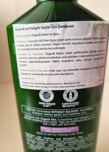 Yves Rocher Kıvırcık ve Dalgıç Saçlar için Şampuan 300 ML - Görsel 6