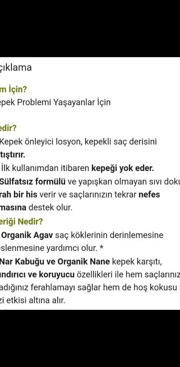 KEPEK ÖNLEYİCİ SAÇ BAKIM LOSYONU - Görsel 3