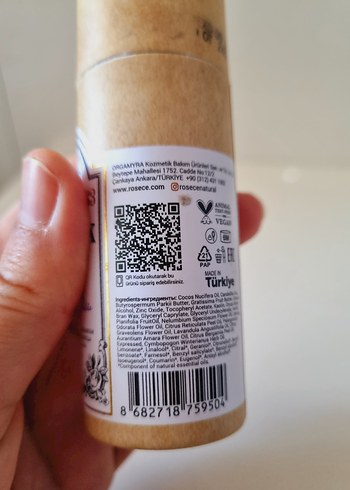 Golden Rose Doğal Kadın Deodorantı DeoBalm purple
