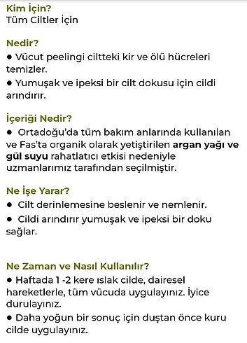 Yves Rocher YVESROCHER ARGANLI VÜCUT PEELİNG 75 ML