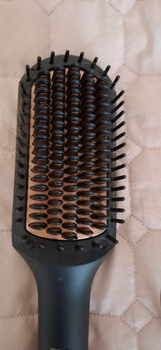 Siyah Saç Düzleştirici Fırça 4 Isı Ayarı - Görsel 2