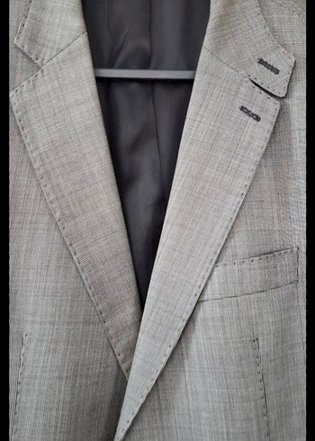 kığılı  Gri Erkek Regular Fit Kruvaze Ceket - Görsel 5