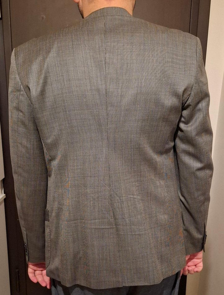 kığılı  Gri Erkek Regular Fit Kruvaze Ceket - Görsel 2