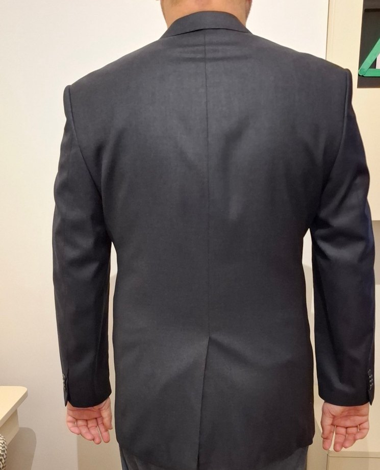 Gri Erkek Düğmeli Regular Fit Takım Ceketi - Görsel 4