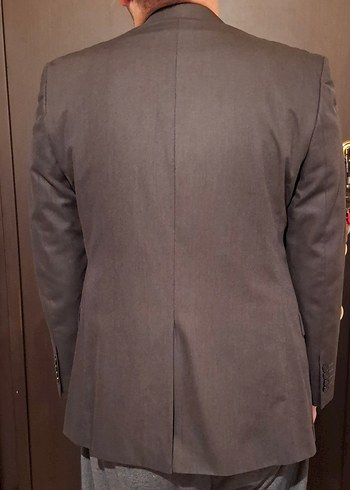 kığılı Gri Erkek Düğmeli Ceket - Görsel 3