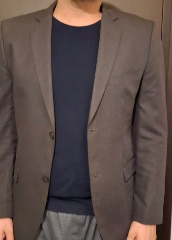 kığılı Gri Erkek Düğmeli Ceket - Görsel 2