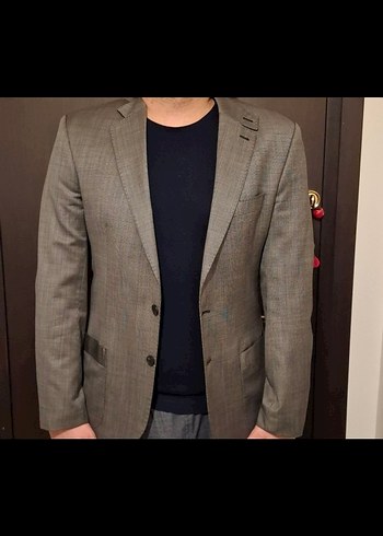 kığılı Gri Kruvaze Erkek Ceket - Görsel 4