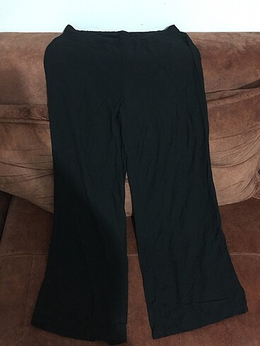 Siyah bol paça pantolon