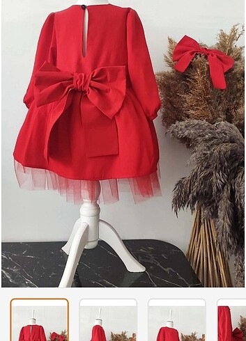 Kırmızı elbise  - Görsel 7