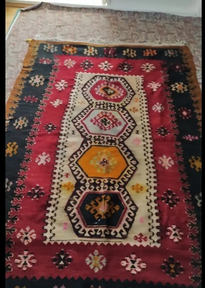 60 yillik el dokuma antika - Görsel 2