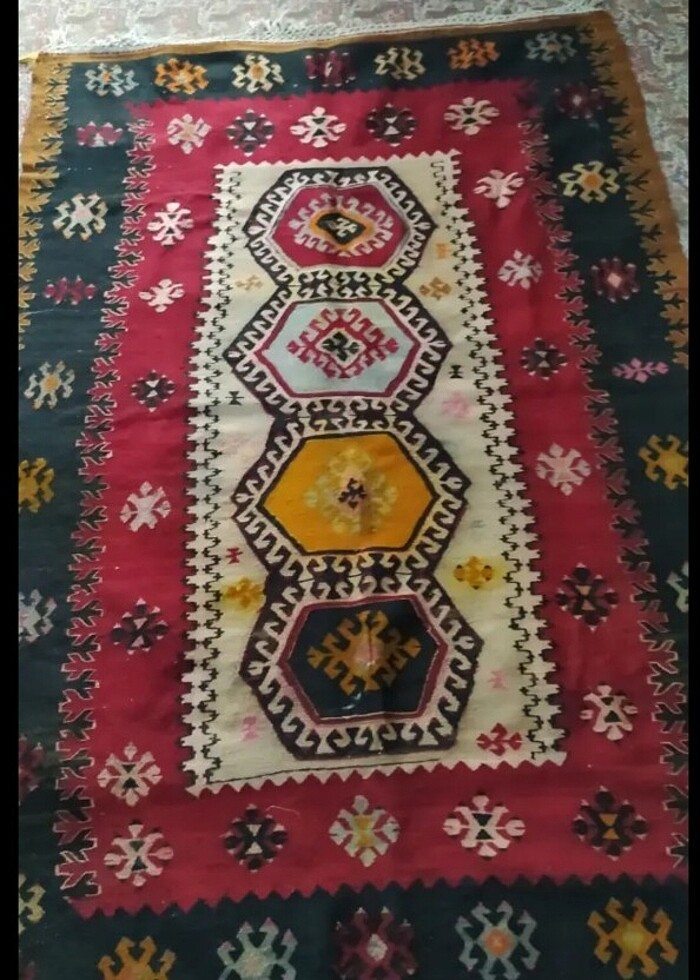 60 yillik el dokuma antika - Görsel 3