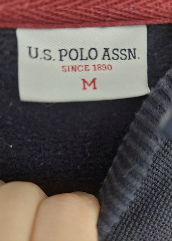 U.S Polo Assn. Erkek Lacivert Pamuklu Sweatshirt