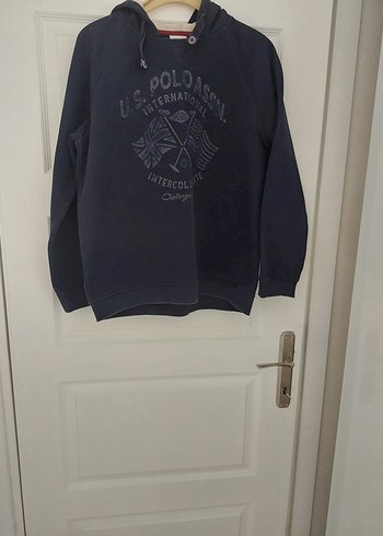 Erkek Lacivert Pamuklu Sweatshirt