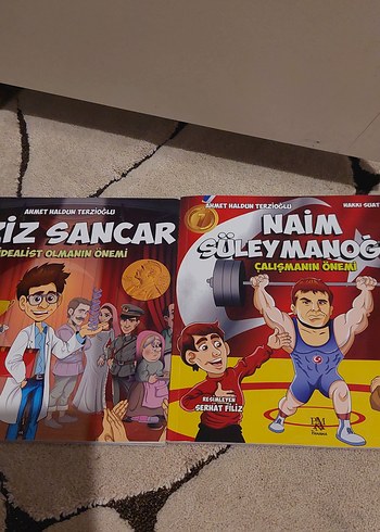 aziz Sancar ve Naim Süleymanoğlu Çocuk Kitapları