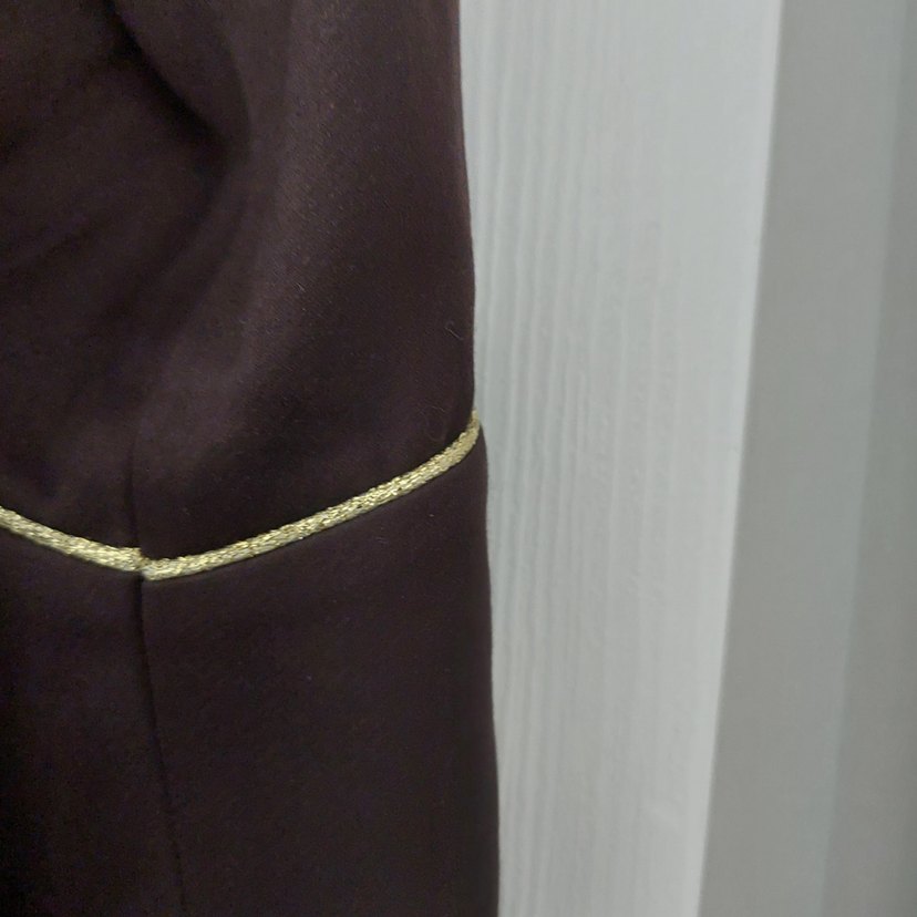 Kahverengi Nakışlı Uzun Kadın Kaban - Görsel 4