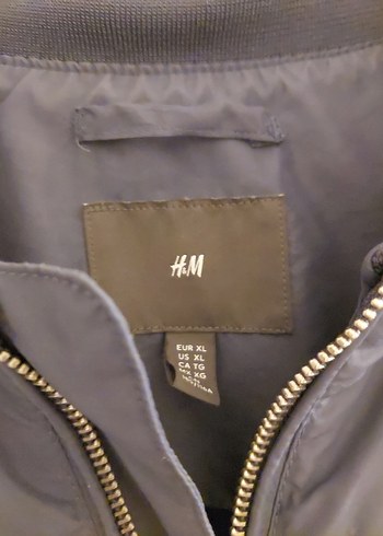 Gri Yüksek Yakalı Fermuarlı Erkek Ceket - Görsel 3