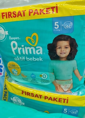 4 Beden: 7-18 kg Beden Prima bebek bezi