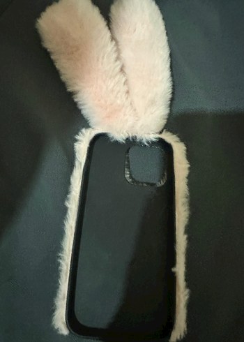 Pembe Kürklü Tavşan Kulaklı Telefon - Görsel 5