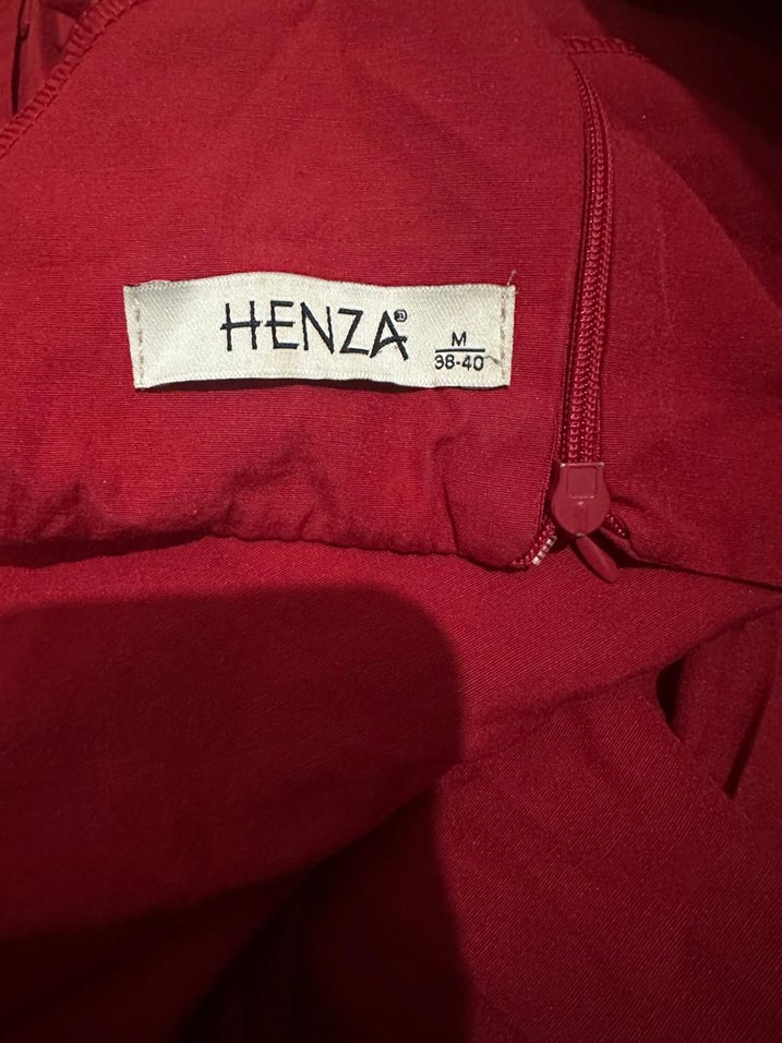 Bordo Uzun Kollu Salaş Kadın Elbise - Görsel 2