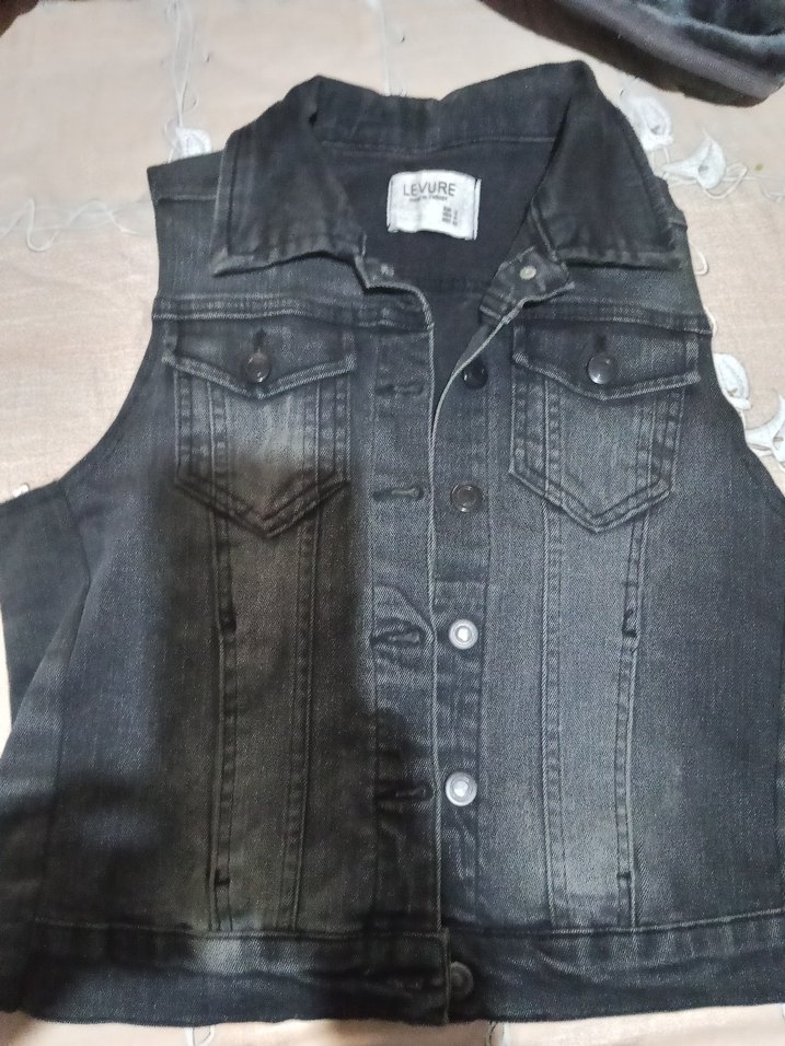 Le Vure Siyah Kot Yelek  S Beden (Unisex) - Görsel 2