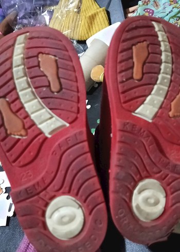 Kemerli Kırmızı Erkek Çocuk İlk Adım Ayakkabısı - Görsel 4