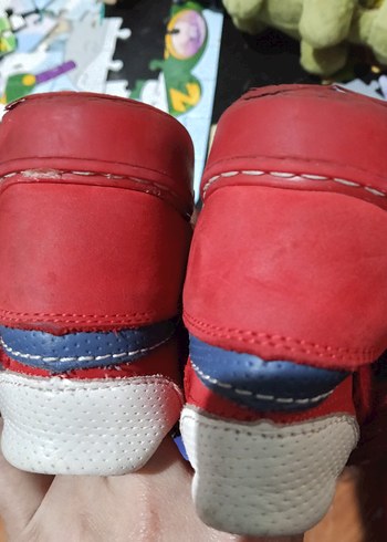 Kemerli Kırmızı Erkek Çocuk İlk Adım Ayakkabısı - Görsel 2