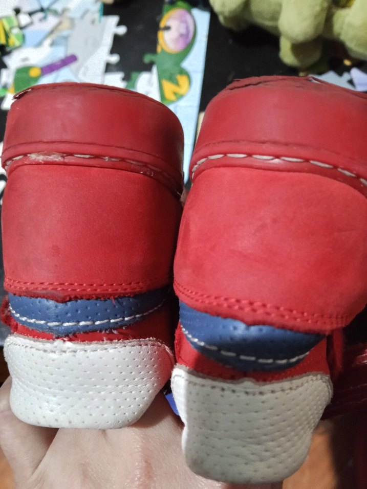 Kemerli Kırmızı Erkek Çocuk İlk Adım Ayakkabısı - Görsel 2